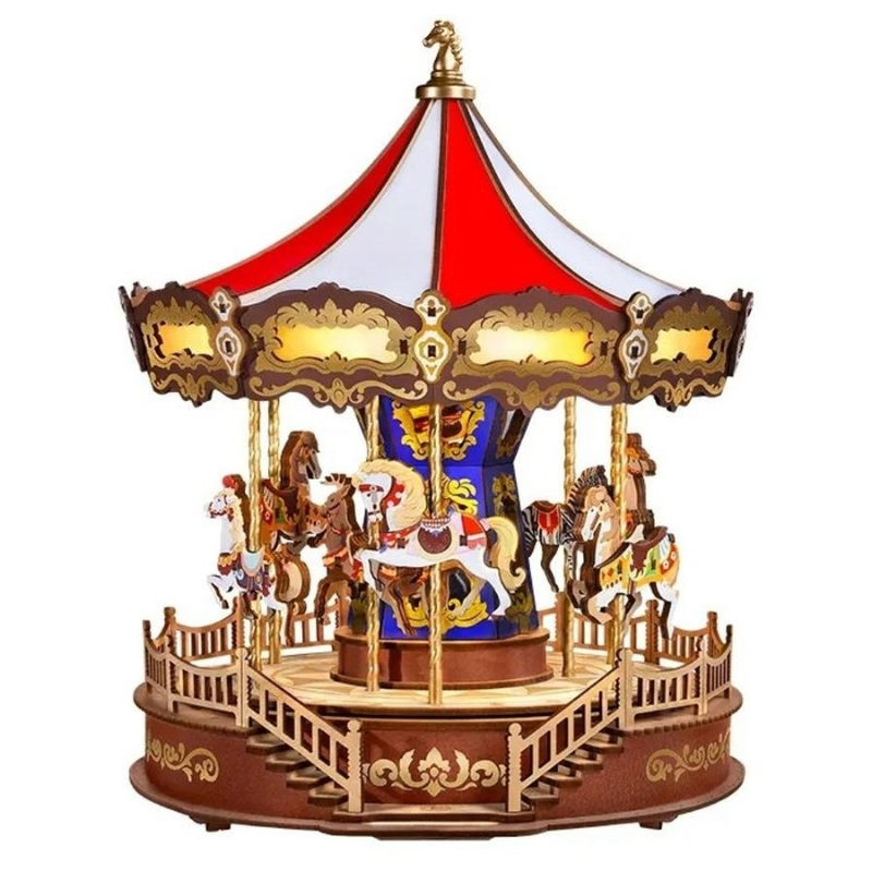 Rolife  DIY Music Dreamer Classic Carousel Wooden Model Kit