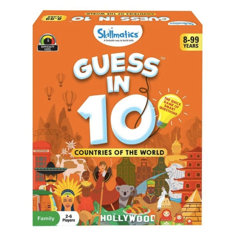 Skillmatics  Guess in 10 Countries of the World Card Game 