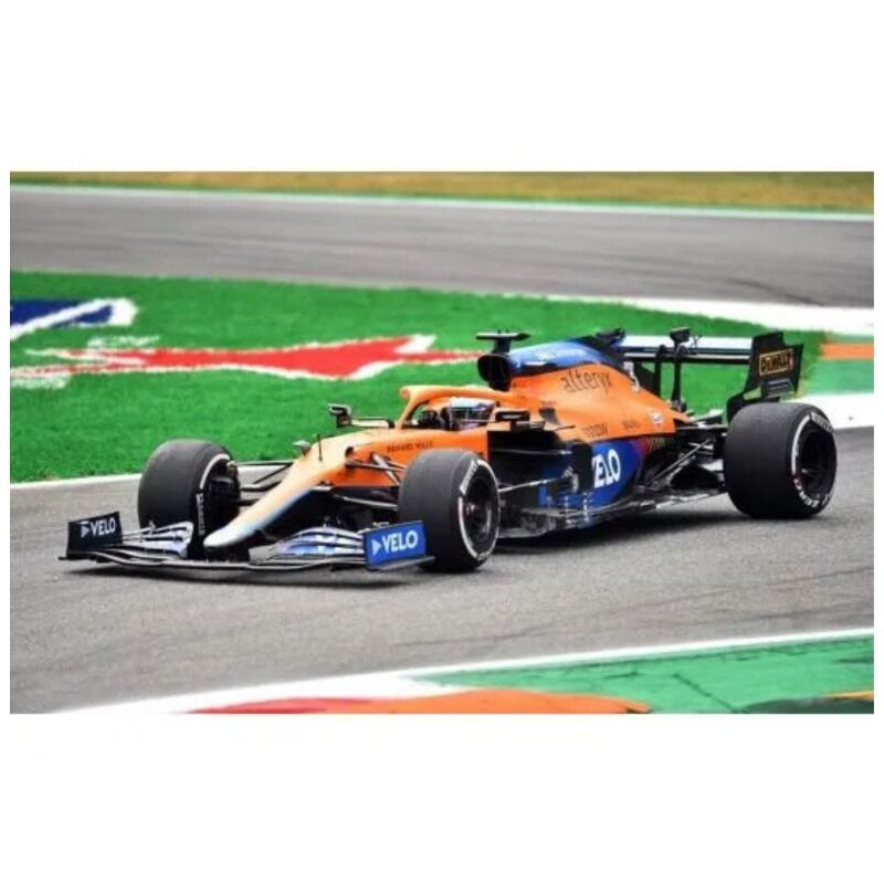 Sparks  McLaren MCL35M No3 + No4 McLaren  Winner Italian GP 2021 + 2nd Italian GP 2021  Daniel Ricciardo + Lando Norris