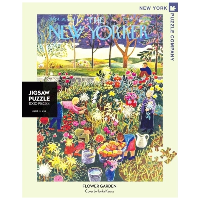 The New York Puzzle Company - The New Yorker Flower Garden