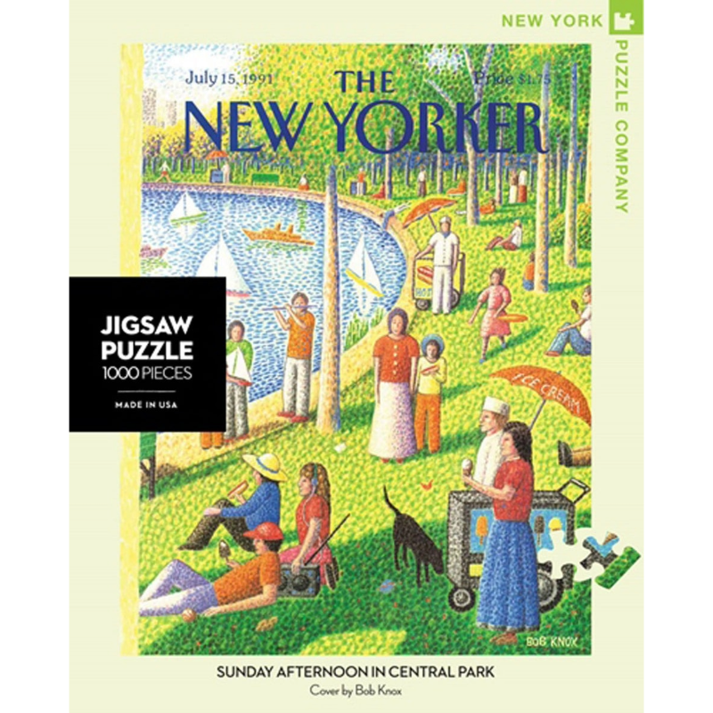 The New York Puzzle Company - The New Yorker Sunday Afternoon in Central Park