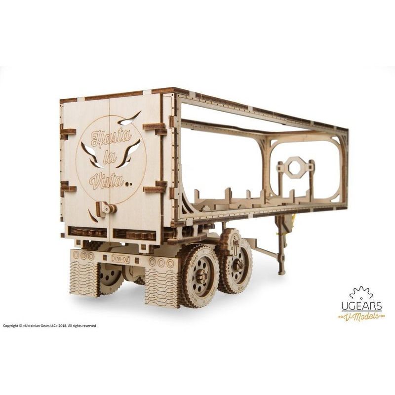 Ugears  Heavy Boy Truck VM03 Trailer  mechanical model kit