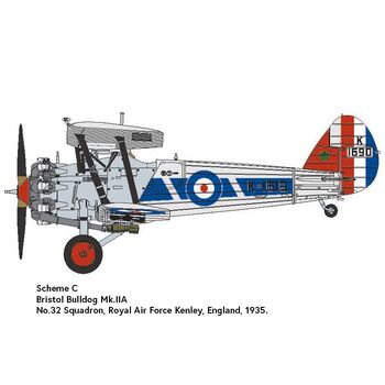 Airfix  Bristol Bulldog MkIIA