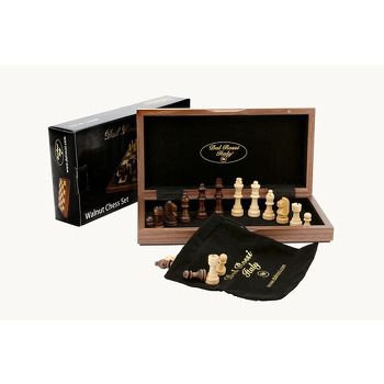 Chess Set   Dal Rossi 30cm Timber Folding