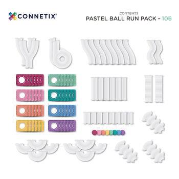 Connetix  Pastel Ball Run Pack