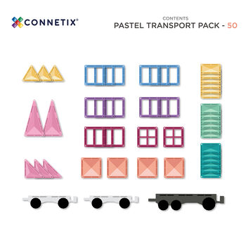 Connetix  Pastel Transport Pack