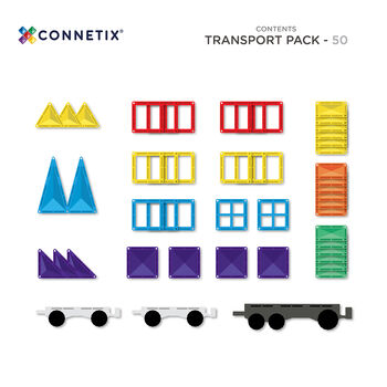 Connetix  Rainbow Transport Pack