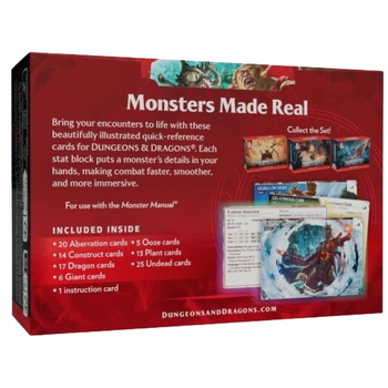 DND Reference Cards  Monsters Fearsome and Ferocious