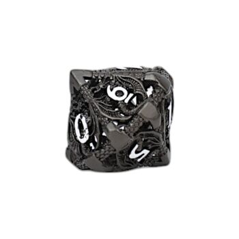 Dice  LPG Dragon Hollow Dice Set MetalBlack