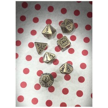 Dice  Metal RPG Assorted