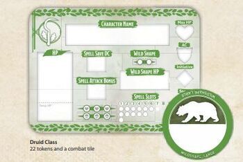 Dungeons andamp Dragons  Druid Class Token Set