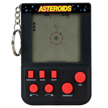 Fizz Creations  Asteroids Keyring Arcade Game