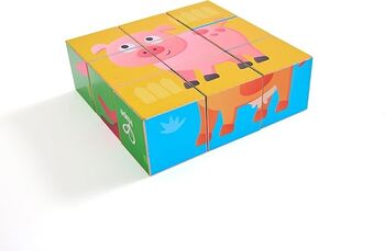 Hape  Farm Animal Block Puzzle