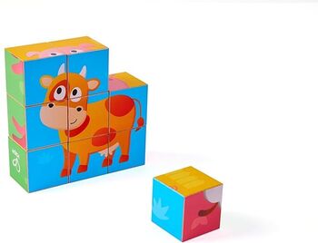 Hape  Farm Animal Block Puzzle