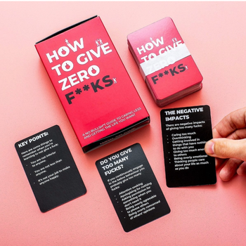 How To Give Zero Fks