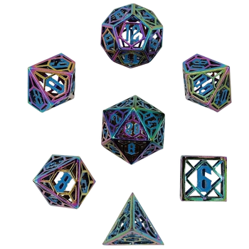 LPG Dice  Diamond RPG Set RainbowBlue