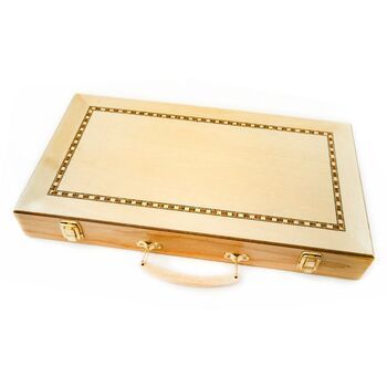 LPG Wooden Folding Backgammon Case 45CM