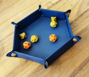 LPG  Hex Dice Tray 6andquot Blue
