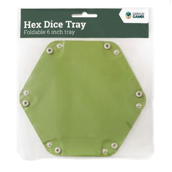 LPG  Hex Dice Tray 6andquot Green