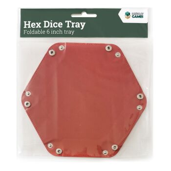 LPG  Hex Dice Tray 6andquot Red