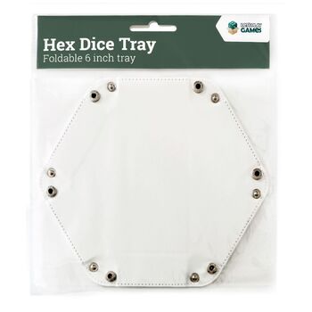 LPG  Hex Dice Tray 6andquot White