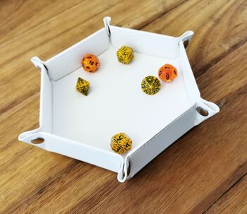 LPG  Hex Dice Tray 6andquot White