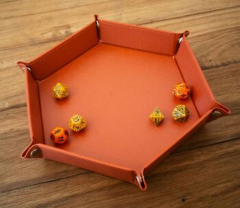 LPG  Hex Dice Tray 8andquot Red
