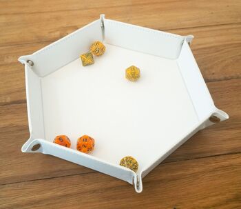 LPG  Hex Dice Tray 8andquot White