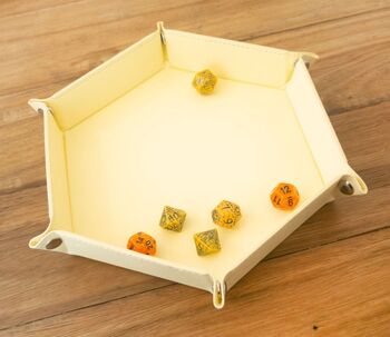 LPG  Hex Dice Tray 8andquot Yellow