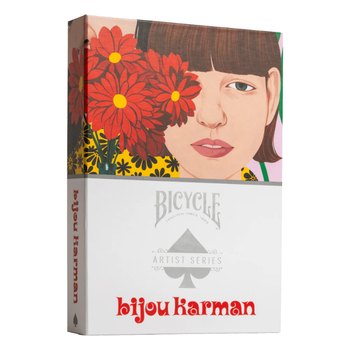 Playing Card  Single Bicycle Artestar Bijou Karman PurpleRed 2pk Boxed Set
