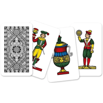 Playing Cards  Modiano Napoletane Platinum Blue