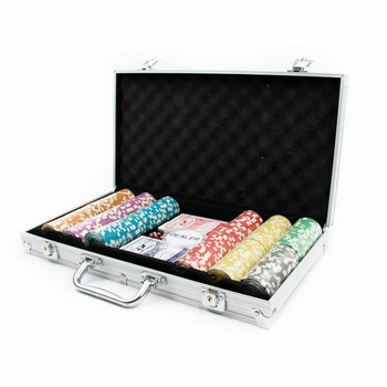Poker Set  300 Chips LPG Classics Australiana Clay 