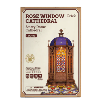 Rokr  Geometric Cathedral Rose Window
