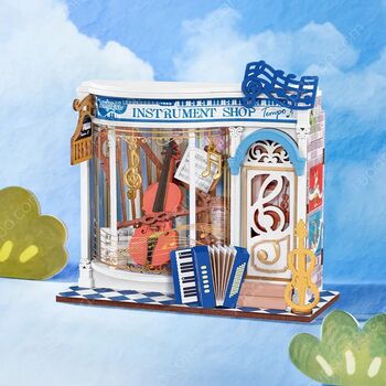 Rolife  DIY Miniature Store Melody Instrument Shop