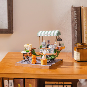 Rolife  Travel Street Aromatic Coffee Cart 
