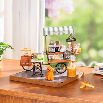 Rolife  Travel Street Aromatic Coffee Cart 