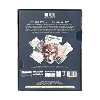 Talking Tables  Mini Murdery Mystery Venice