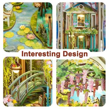 Tonecheer  Book Nook Givermy Garden