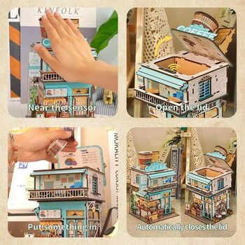 Tonecheer  Cape Coffee Shop Storage Box