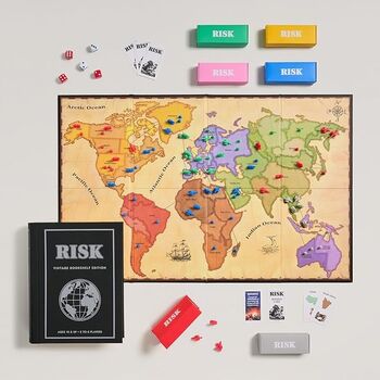 Vintage Bookshelf - Risk